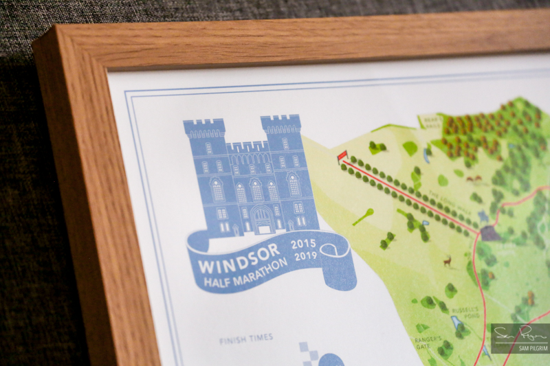Windsor Half Marathon — a personalised race map