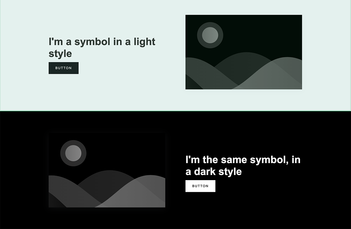 A symbol in both light and dark styles