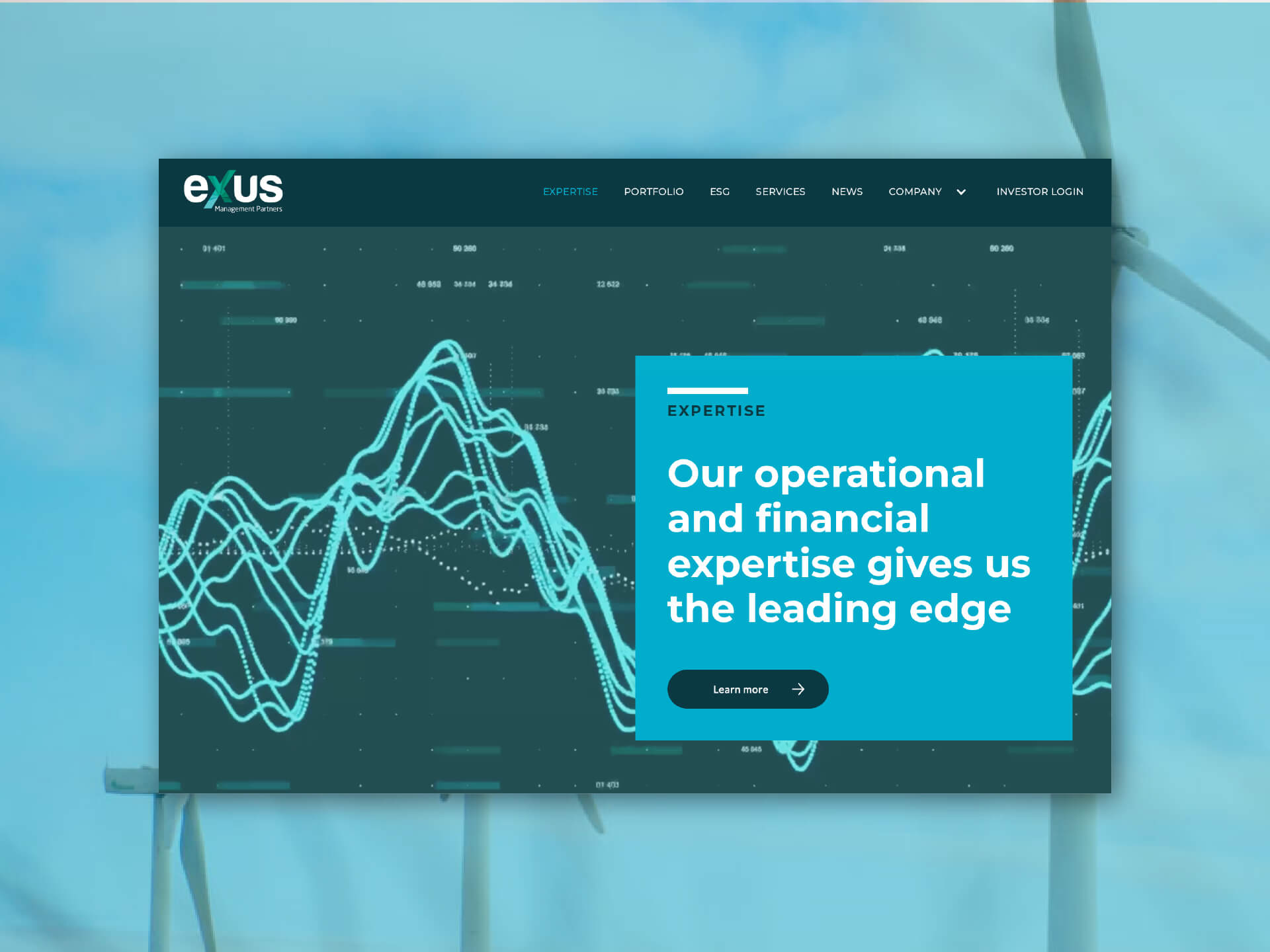 Exus Partners - Interactive CMS-driven portfolio maps 